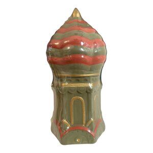 Stolichnaya Vodka Promotional Onion Dome Figurine Bar Decor Ceramic Russia Cathe